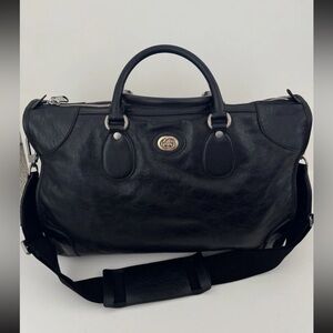 Gucci crossbody Morpheus Black Calfskin Leather Crossbody Bag